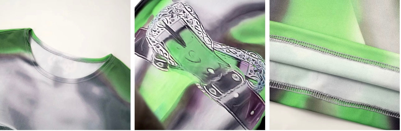 Peggi Green Bodyprint Maxi Dress