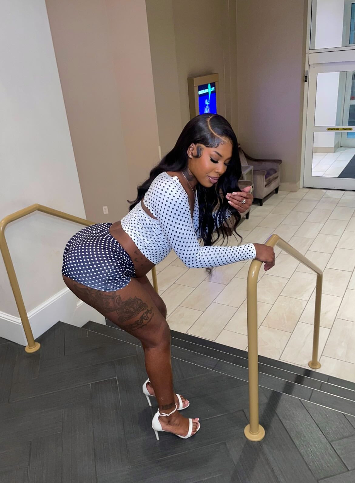 Opia Three Piece Polka Dot Set