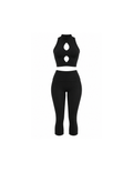 Dani Black Two Piece Capri Set