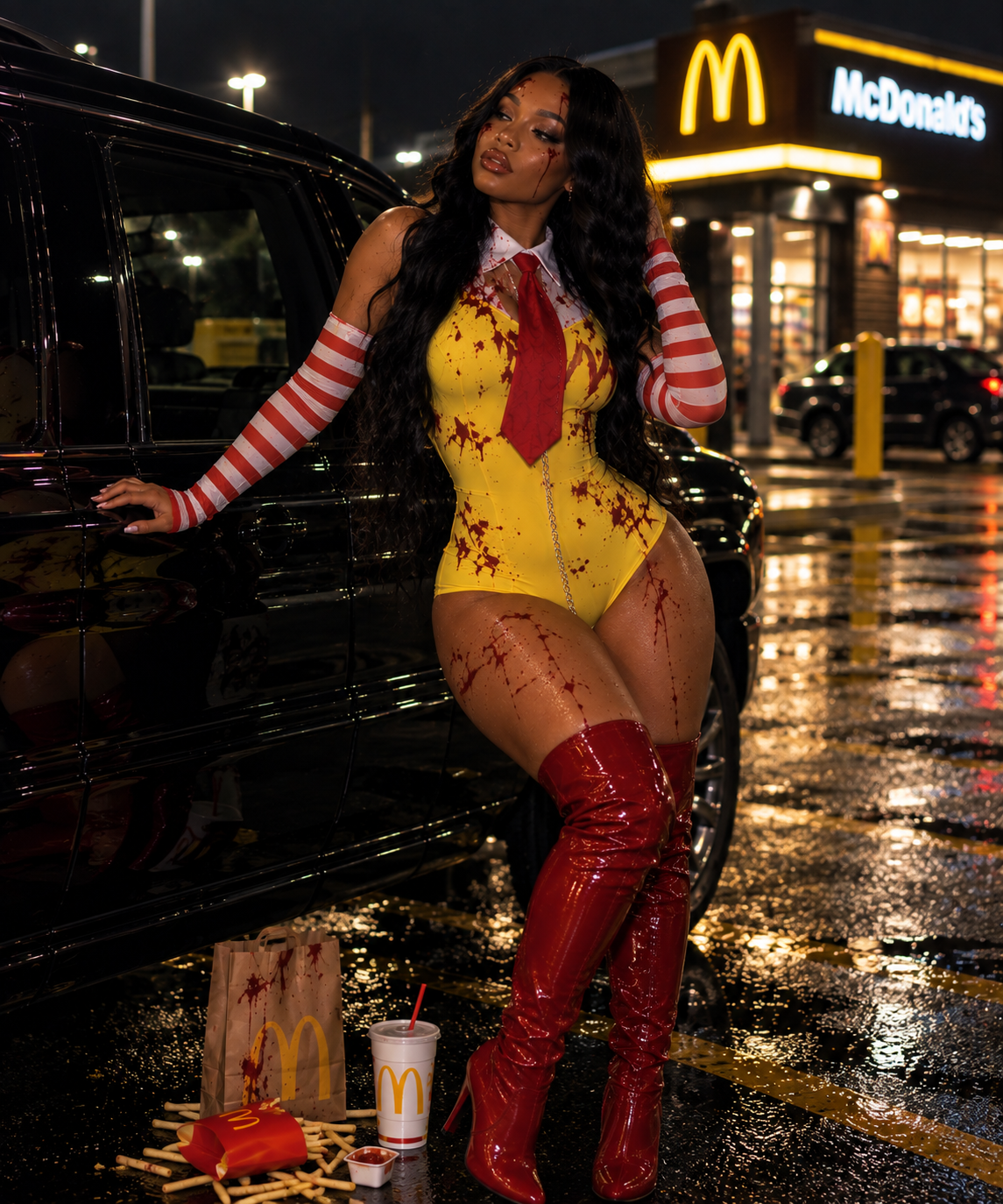 Ms Ronald McDonald Halloween Costume
