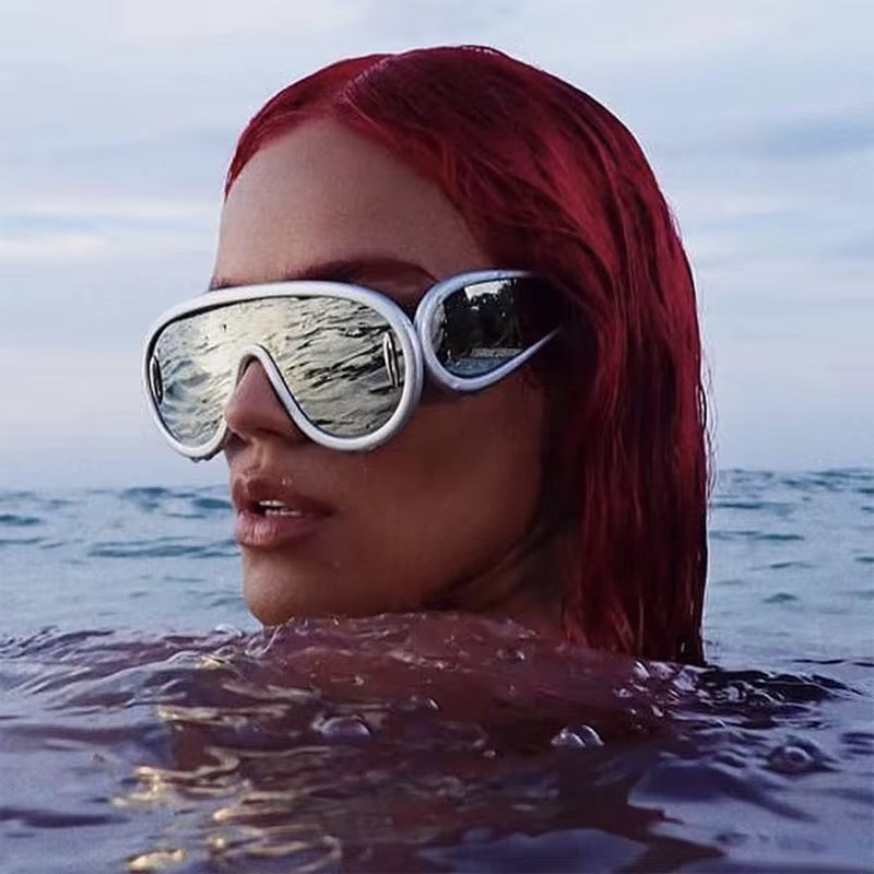 Livi Silver Oversized Fashion Shades