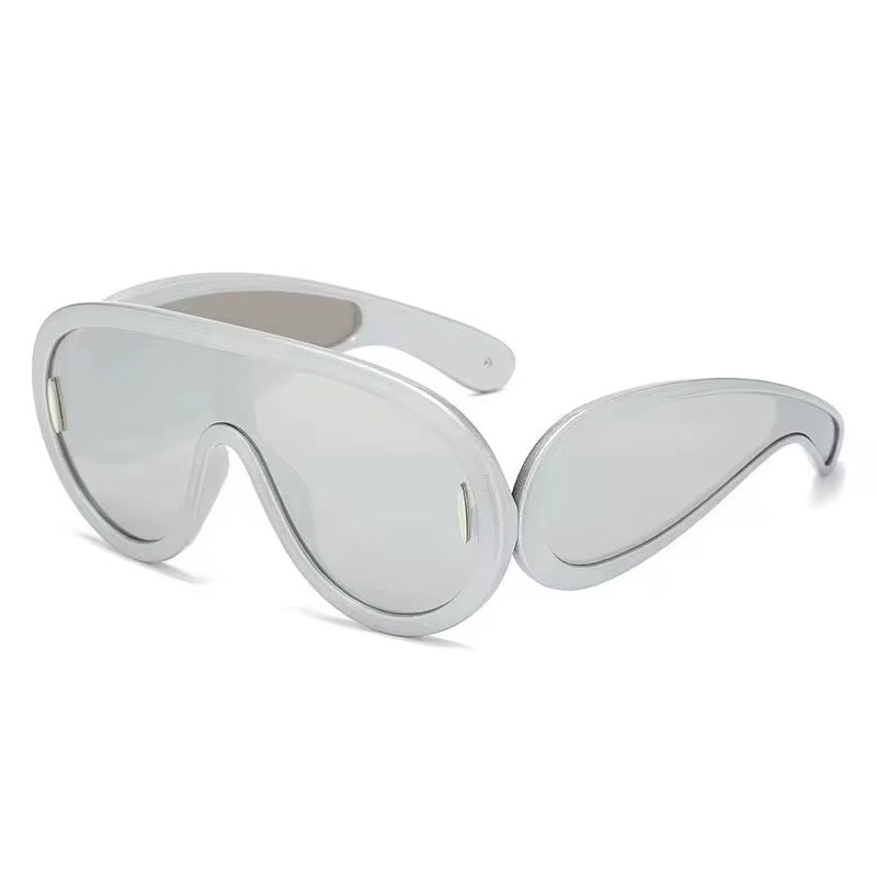 Livi Silver Oversized Fashion Shades