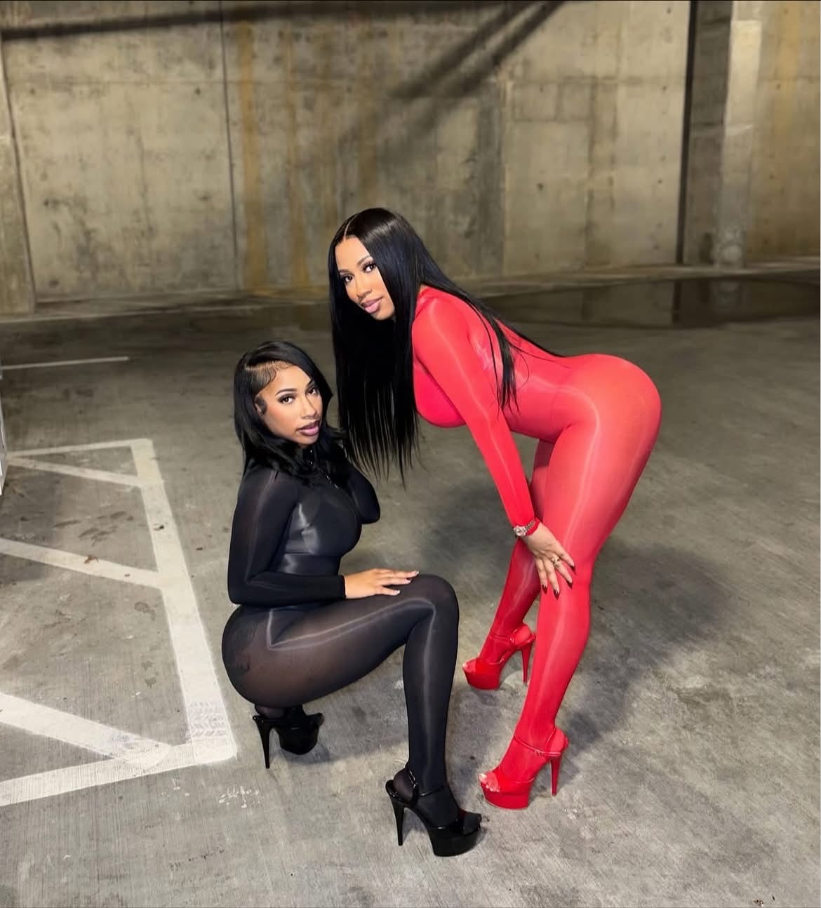 Zeus Body Black Mesh Jumpsuit