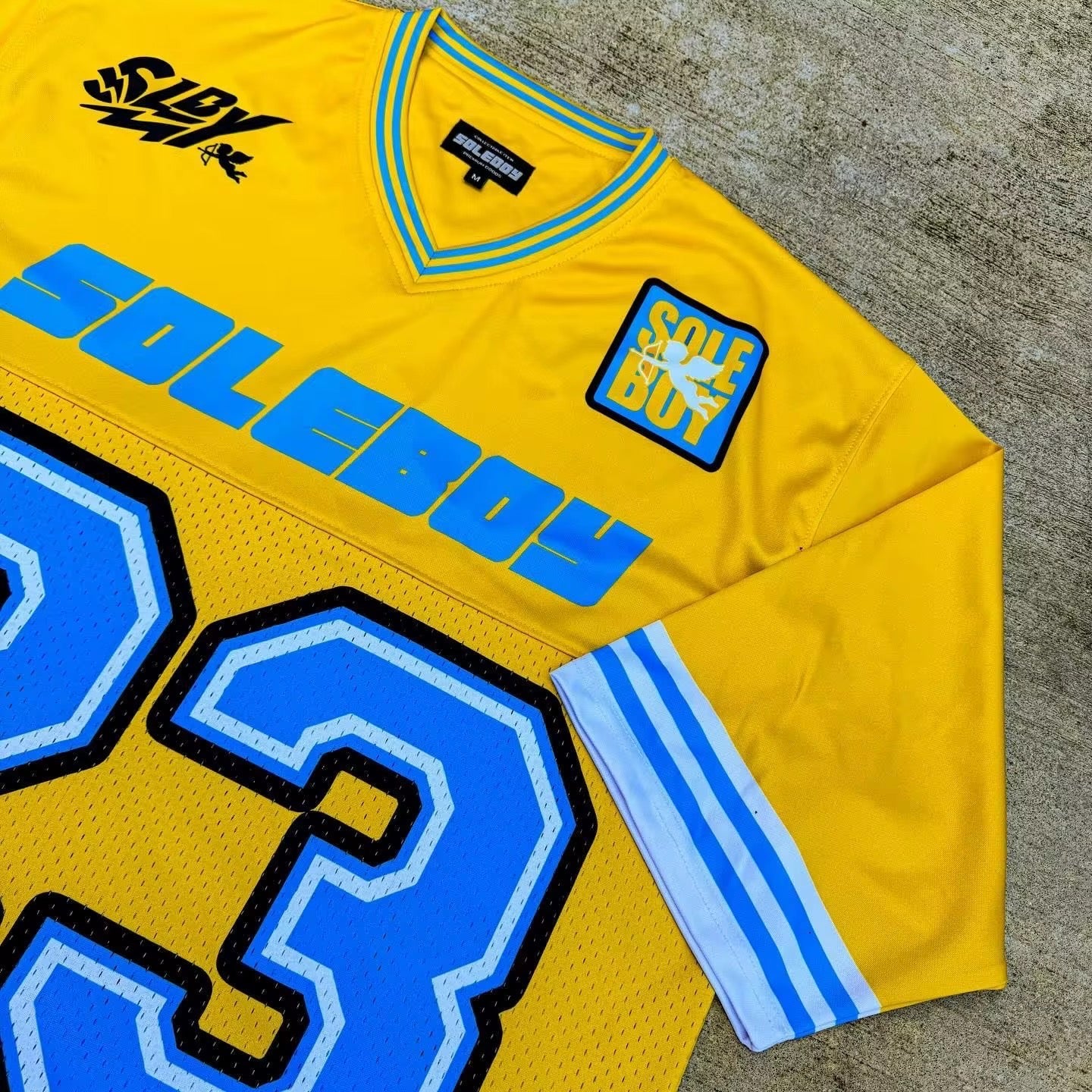 Soleboy 23 Yellow Mid Sleeve Unisex Jersey