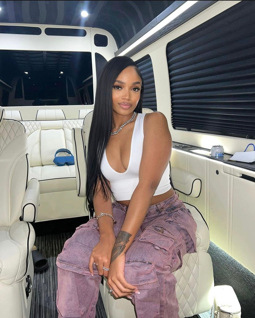 Dezi Pink Jean Cargos