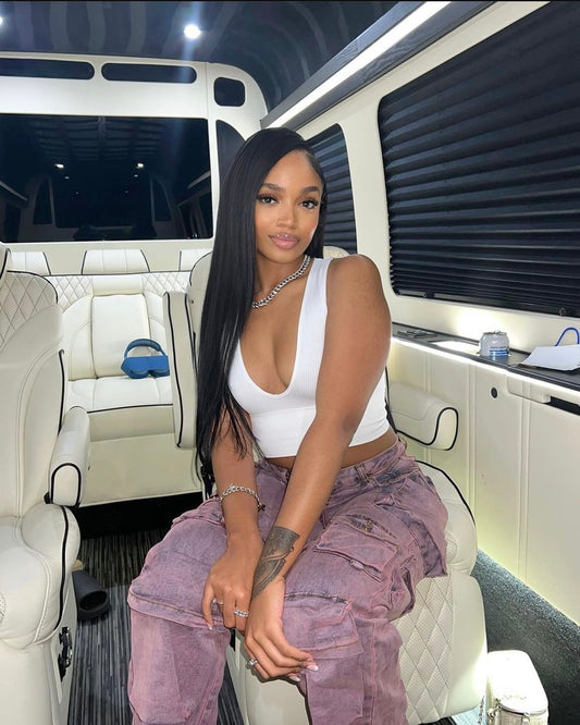 Dezi Pink Jean Cargos