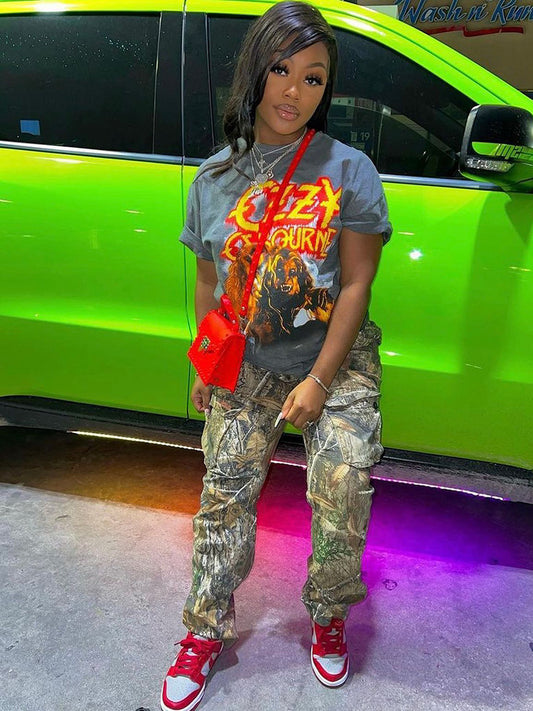 Ezzy Gray Graphic T-shirt