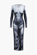 Raila Bodyprint Maxi Dress