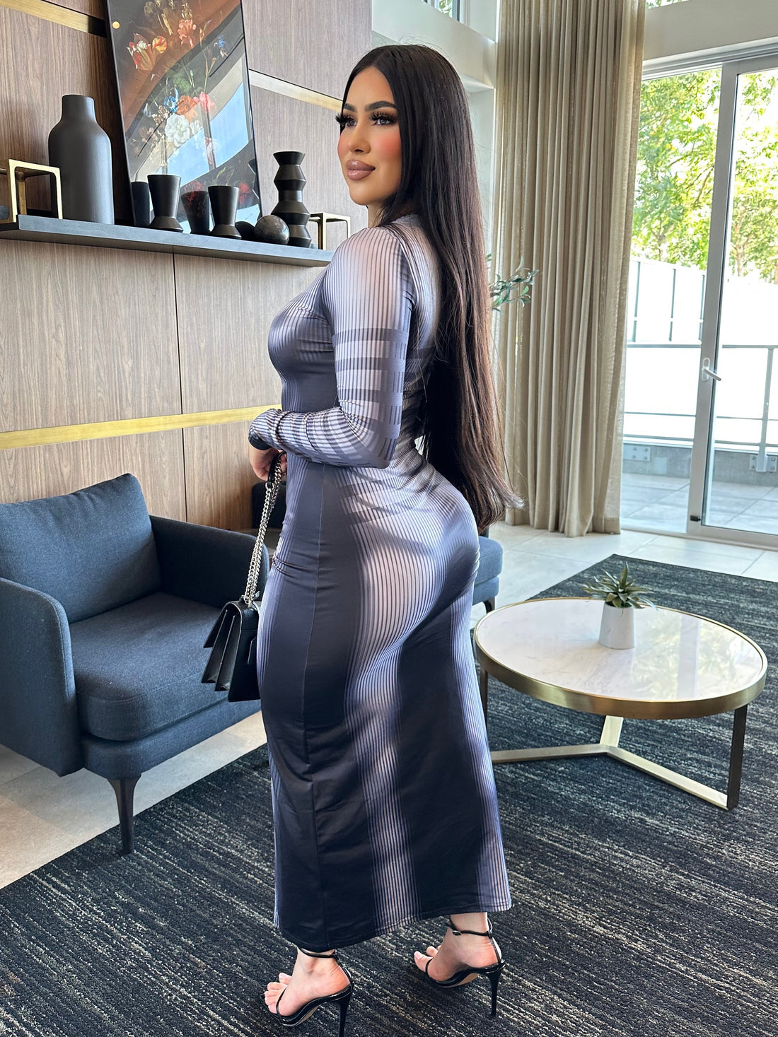 Raila Bodyprint Maxi Dress