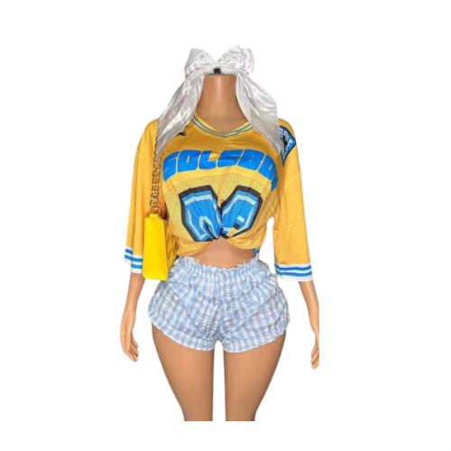 Soleboy 23 Yellow Mid Sleeve Unisex Jersey