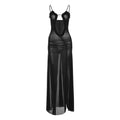 Adara Black Elegant Sexy Maxi Dress