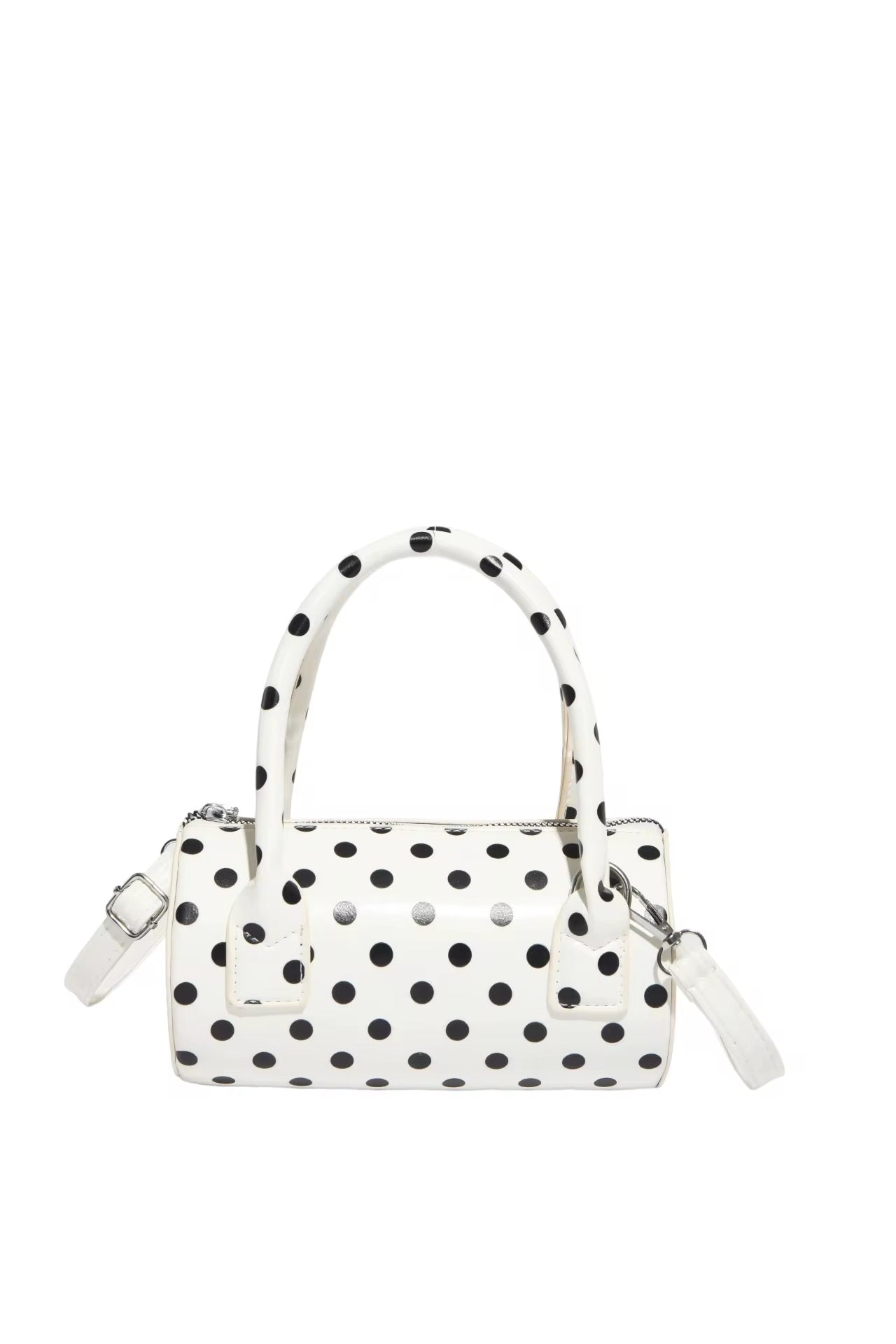 White Polka Dot Mini Purse