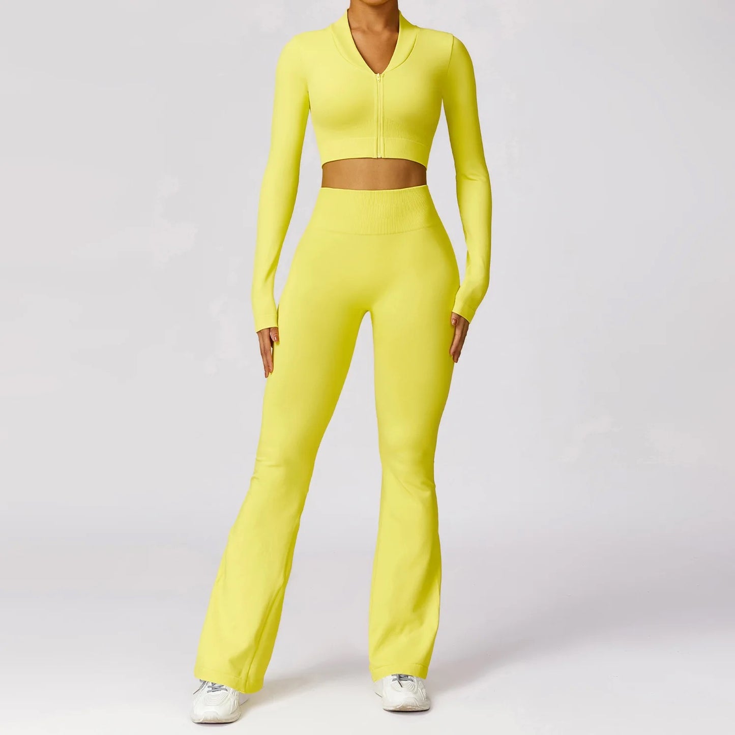 Mela | Yellow Three Piece Essential Active Set PREORDER ONLY