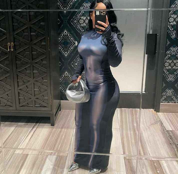 Riha Bodyprint Maxi Dress