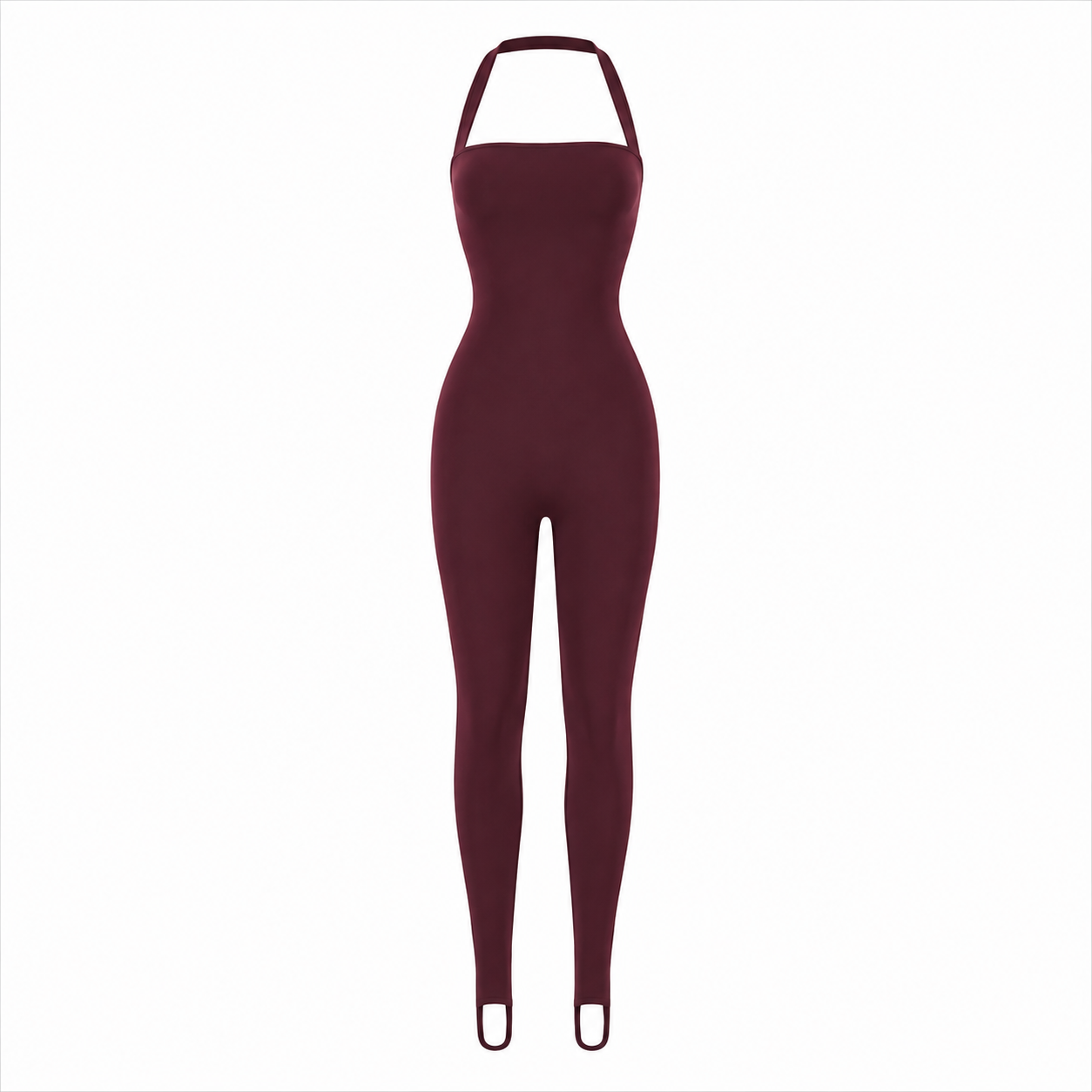 Rylie Casual Burgundy Jumpsuit