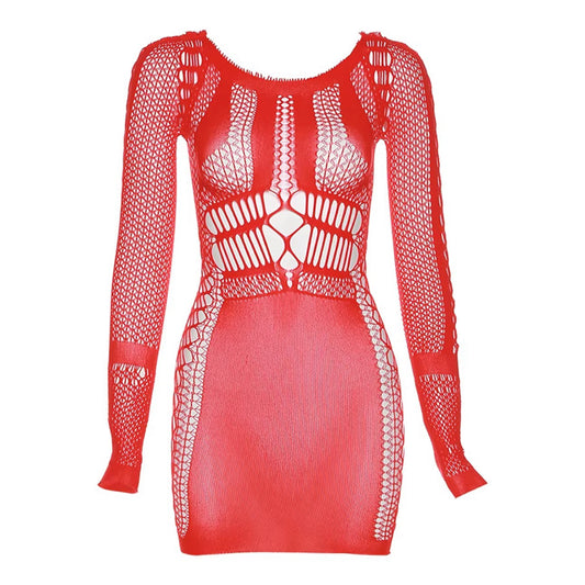 Domi Red Poster Girl Mini Dress