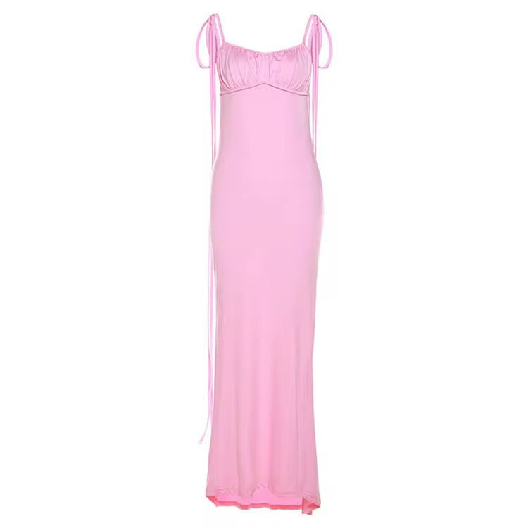 Loi Pink Formal Maxi Dress