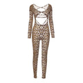 Yezi Leopard Print Jumpsuit