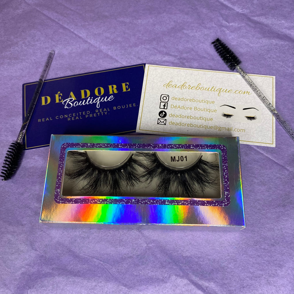 Mink Eyelashes Dramatic Wispy 25MM